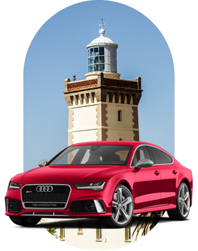 Luxury car in Tangier